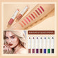 QIBEST 2 In 1 Matte Lipstick Lip Gloss Makeup Double Head Lip Satin Sexy Red Purple Lipgloss Long Lasting  Lip Tint Makeup