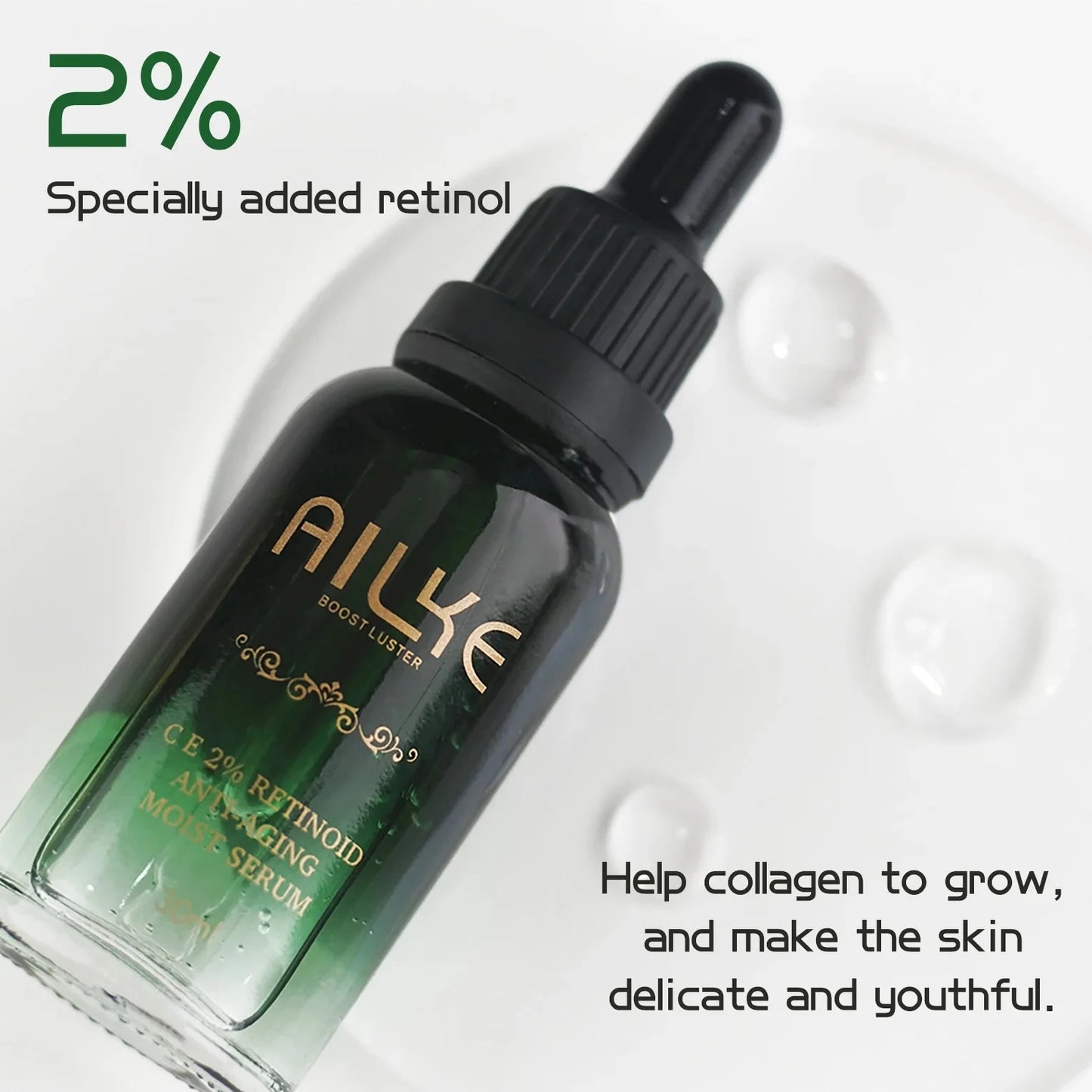 AILKE Dark Spots Removal Face Cream, With Retinol, Vitamin C, Reduce Freckles, Melanin Day And Night Lightening Skin Care Set