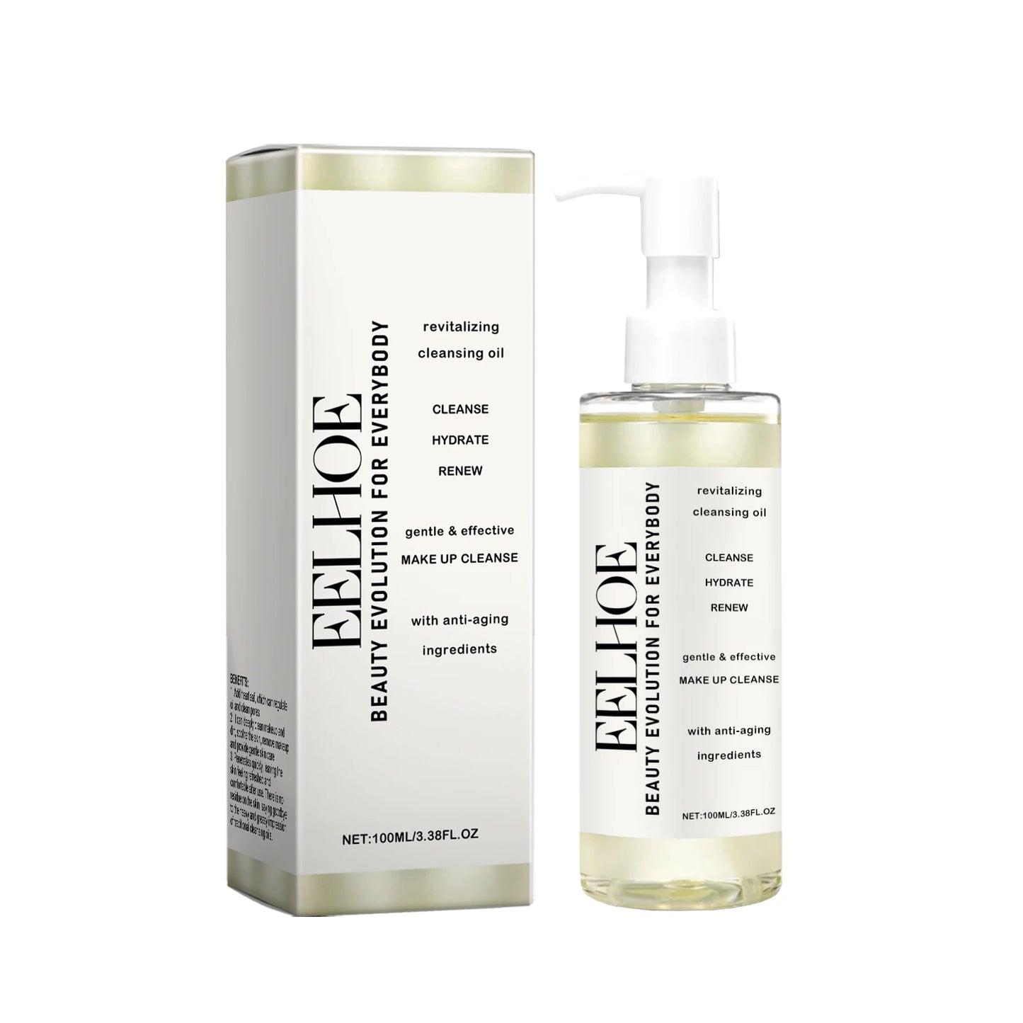 Gentle Cleansing Oil Makeup Remover for Sensitive Skin Non-Tightening Moisturizing Facial Care Soothing Facial Cleansing Oil