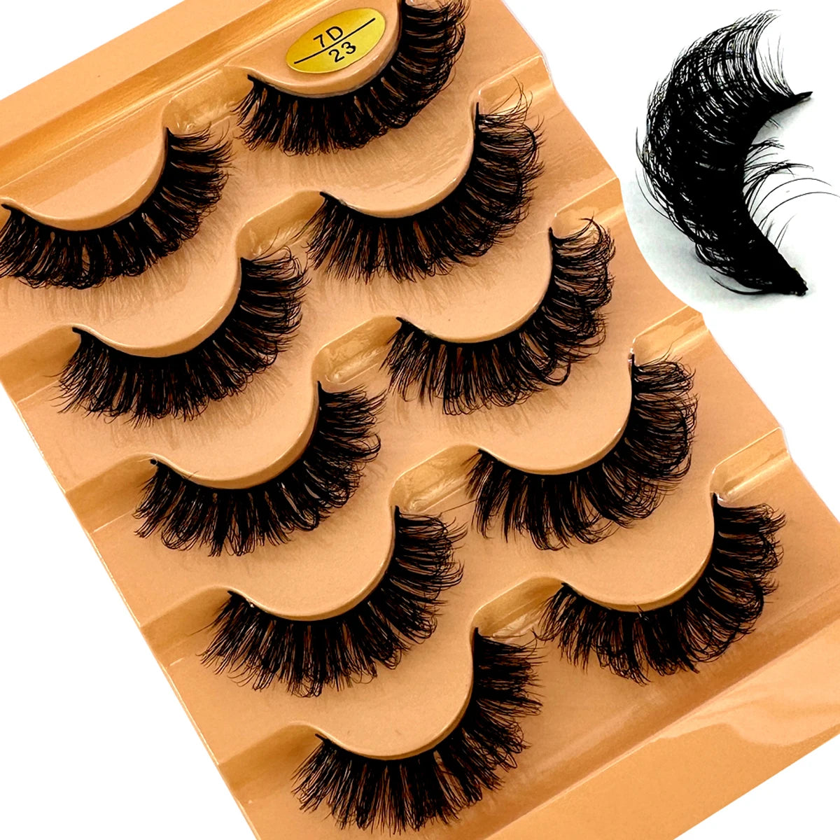 New 10 Pairs (2 Box) Cat Eyelashes Fluffy False Eyelashes Naturally Soft & Thick 9D Faux Mink Eyelashes Enhance Eye Makeup