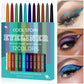 12-color Rainbow Matte waterproof Eyeliner set,professional ultra Long lasting Cream Gel Eyeliner set,Gift Cosmetics for women