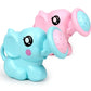 Baby Cartoon Elephant Shower Cup Newborn Child  Shampoo    Water Spoon Bath  2 Color