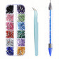 Nails Art Multi-Size Flat Back Acrylic Rhinestones 3D Crystal DIY Decorations Glitter Crystal Gem Manicure Accessories With