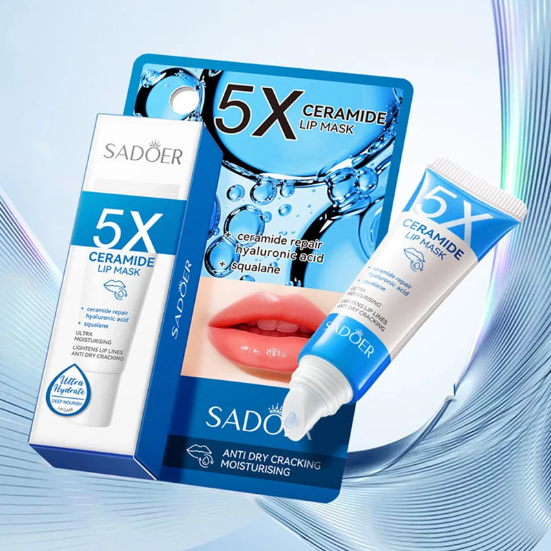 SADOER Moisturizing Lip Mask Lips  Plump Nourishing Hydrating Anti Wrinkles Lip Plumper Cream Lipstick Beauty Koera Skin Care