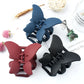 Frosted Butterfly Hair Clip Women Korean Simple Solid Color Fashion Exquisite Shark Clip for Girls Hair Style Accessories