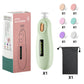 Baby Nail File Electric Baby Nail Care Set with LED Light, Baby Nail Trimmer for Newborn/Infants/Adults Toenails and Fingernail