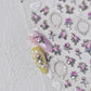 Gold Snowflake Bowknot Snowman Lovely Christmas 3D Self Adhesive Nail Art Sticker Rhinestone 5D Embossed Reliefs Manicure Decals
