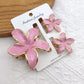 3/6 Pcs Alloy Flower Hair Claw Clips for Women Beach Holiday Hair Claw Stylish Shopping Headwear Female Hair Accessory