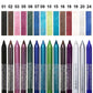 14-Color Colourful Eyeliner Pen, High Pigmented Pearly Shimmer Metallic Smokey Punk Gothic Style Eyeliner, Long Lasting Waterpro