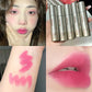 6Ccolors Matte Lipstick Crayon Milky Tea Purple Lip Tint Velvet Sexy Dark Red Lipstick Pen Non-stick Cup Lasting Brighten Makeup