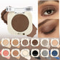 Monochrome Matte Brown Eyeshadow Primer Makeup Lasting Smooth Easy To Wear Nature Brighten Silkworm Eyeshadow Palette 12Colors