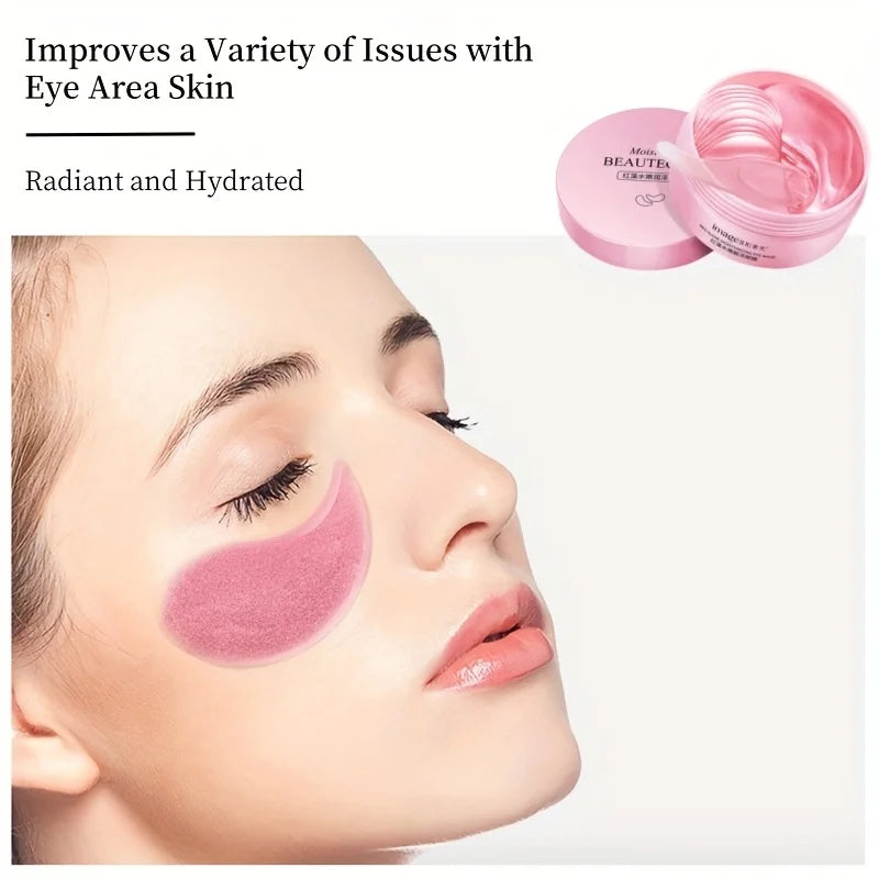 60 Pieces of Red Algae Eye Masks, Multi-Purpose Eye Patches