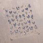 Gold Snowflake Bowknot Snowman Lovely Christmas 3D Self Adhesive Nail Art Sticker Rhinestone 5D Embossed Reliefs Manicure Decals