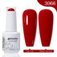 Arte Clavo 15ml Rose Red Pink Color Gel Nail Polish Autumn Winter Hot Sale Long Lasting Soak Off For Manicure Nail Art Gel