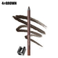 Eyeliner Pen, Waterproof And Sweatproof, Long Lasting Smudge ProofHard Refill Eyebrow Pencil