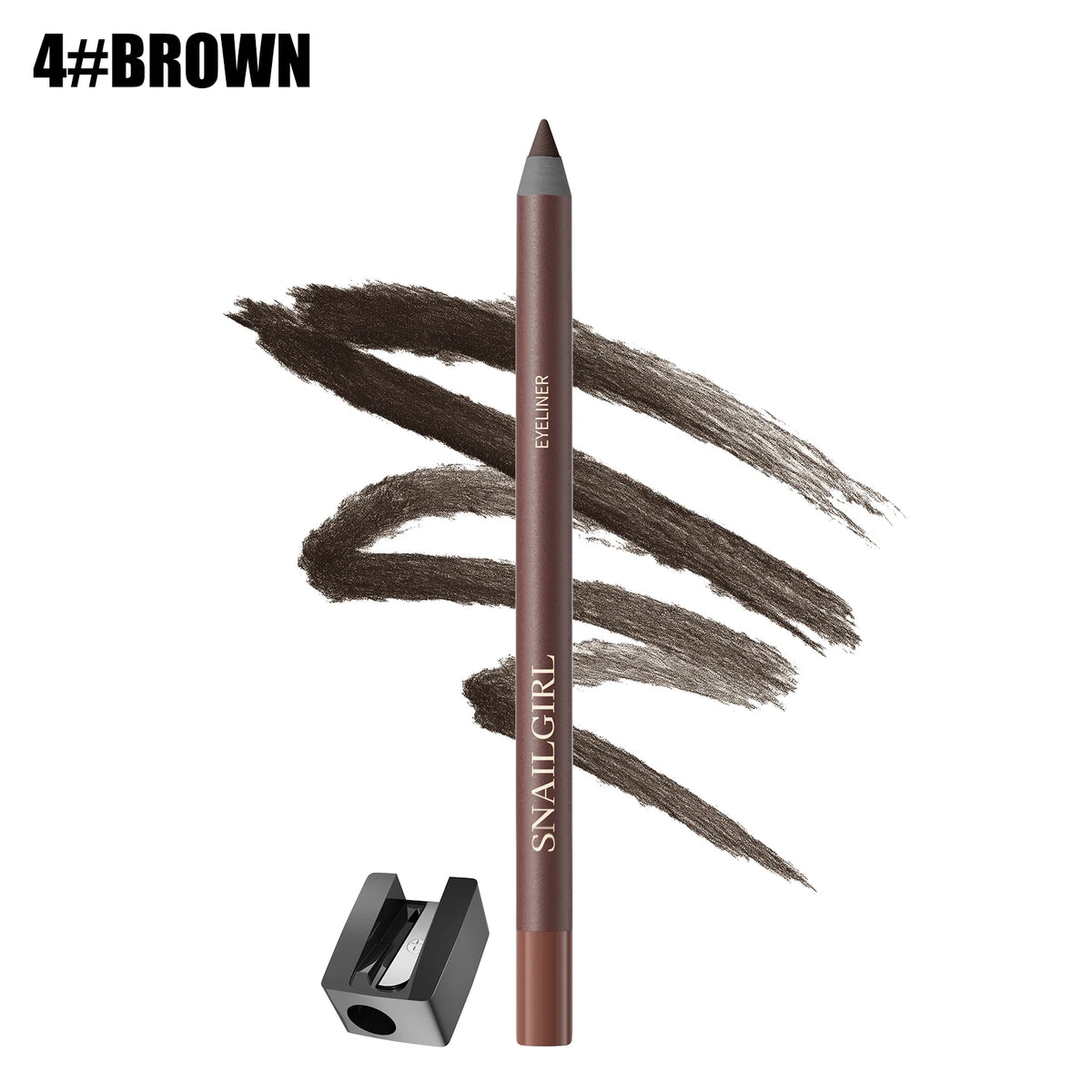 Eyeliner Pen, Waterproof And Sweatproof, Long Lasting Smudge ProofHard Refill Eyebrow Pencil