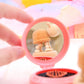 Mini Hair Comb With Mirror Foldable Comb Travel Portable Massage Women Girl Hair Brush Macaron Airbag Comb Styling Tools Gift
