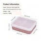 Portable Travel Soap Dish with Lid, Dual Compartment Silicone Drain Soap Box, Double Layer Waterproof Soap Holder with Drain Mat