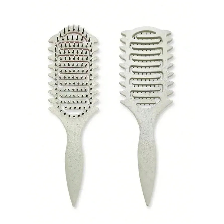 Curl Define Styling Brush Hollow Out Detangling Hair Brush Tangled Wet Curly Hair Comb Shaping Curls Barber Hairdressing Tools