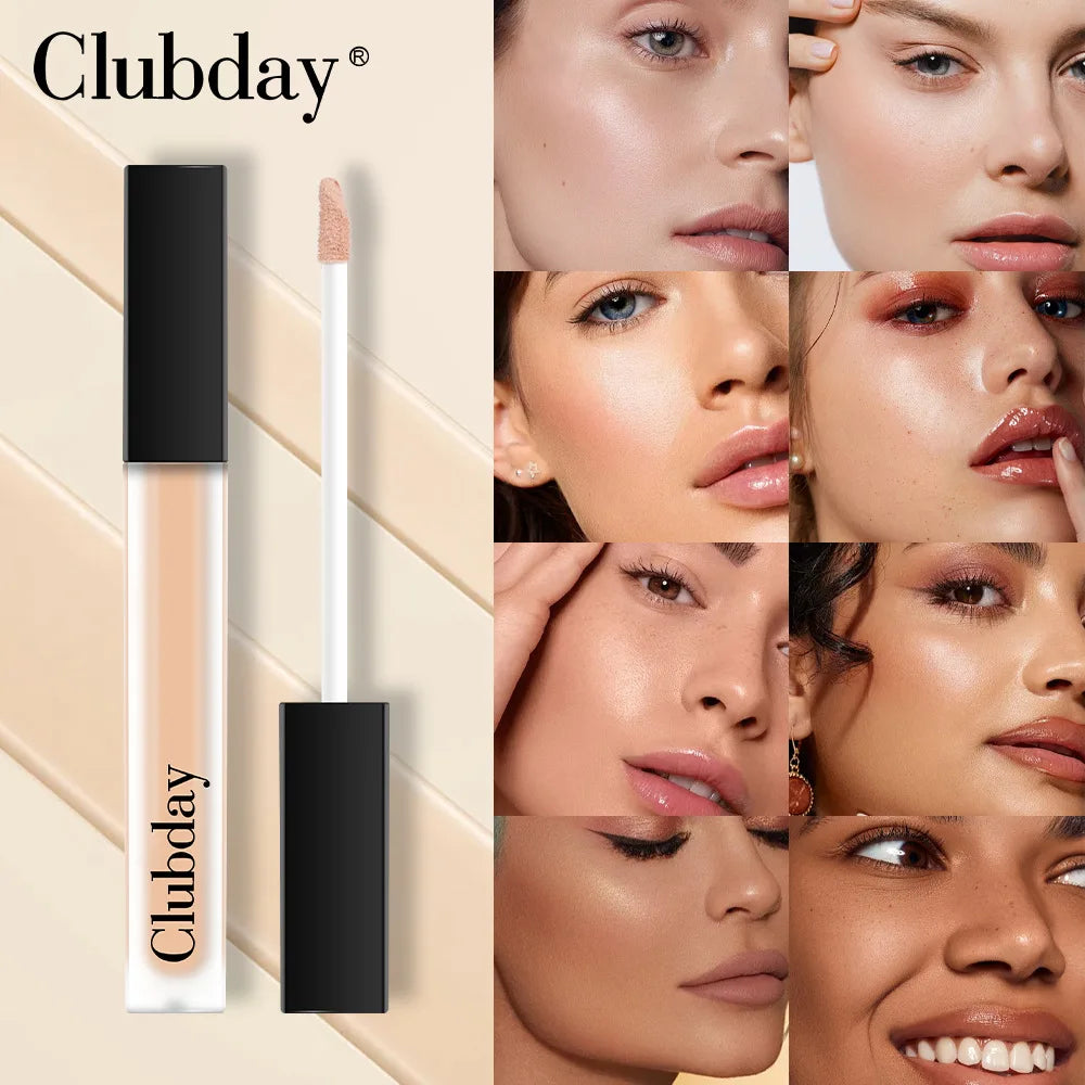 Liquid Concealer - Lightweight Eye Coverage for Dark Circles & Tattoos, Waterproof Buildable Formula, Single Shade Tube Makeup