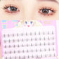 Natural False Under Eyelashes bottom lashes Transparent band cluster Dramatic Volume lower lash For Women Daily eyelash makeups
