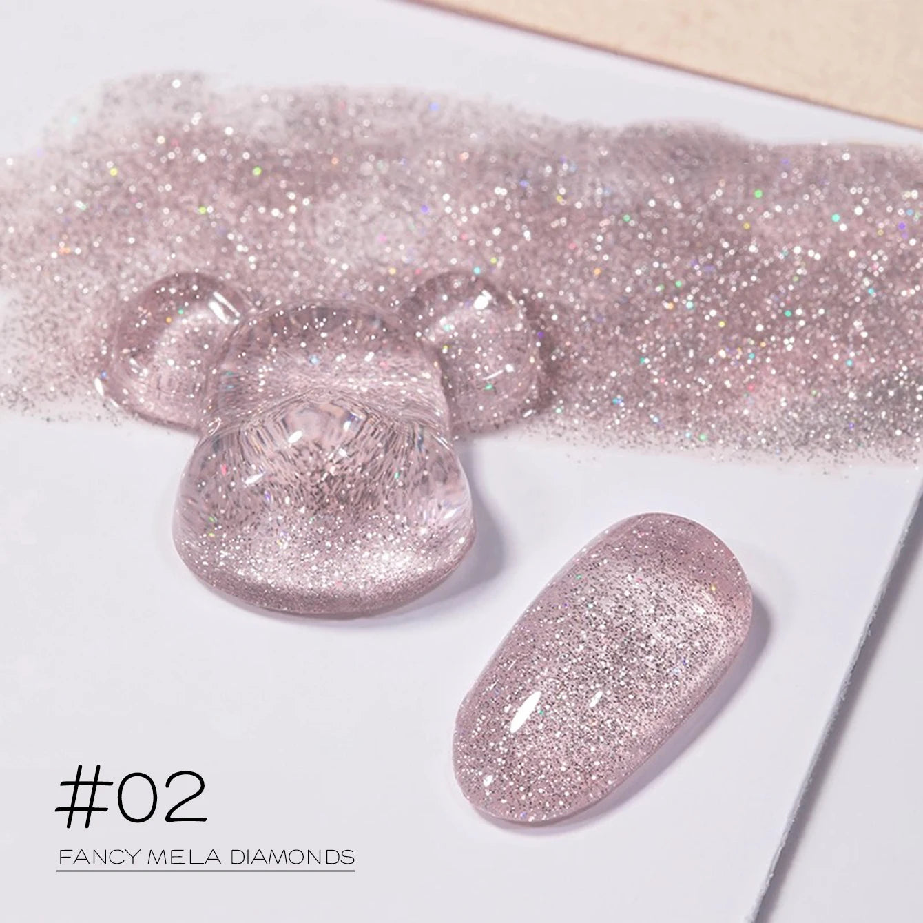 MIANEL 12ML Fall Winter Holographic Diamond Gel Nail Polish Ultra Glittery High-Density Sparkle Finish New Launch 2025