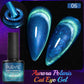 7.5ML Black Cat Eye Magnetic Glitter Gel Nail Polish Ultra-Bright Black Shine Long-Lasting Soak Off UV Nail Art Varnish Manicure