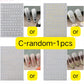 1piece 5D glass fragment nail sticker high quality stained glass window grille design glitter art decoration design nail sticker