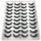 2023 New 20 pairs natural long 3D mink false eyelashes fake lashes makeup kit Mink Lashes extension eye lashes short eyelashes