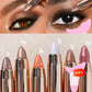 6 Colors Double-Ended Eyeshadow Stick – Waterproof, Long-Lasting, Matte & Glitter, Contour, Highlight, Certified, Unisex
