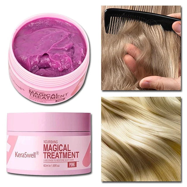 Magical Keratin Hair Mask 5 Seconds Repair Hair Soft Smooth Shiny Deep Moisturize Conditioner For Dry Damaged Hair All Hair Type