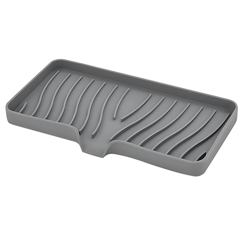 Self Draining Soap Bar Holder Silicone Kitchen Sink Soap Dish Sponge Tray Creative Washing Table Soap Tray Free Punch Drain Rack