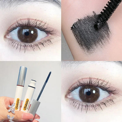 4 Colors Thick Mascara Curling Lengthening Eyelash Waterproof Long-lasting No Smudge Berry Brown Fast Dry Mascara Eyes Makeup