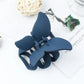 Frosted Butterfly Hair Clip Women Korean Simple Solid Color Fashion Exquisite Shark Clip for Girls Hair Style Accessories