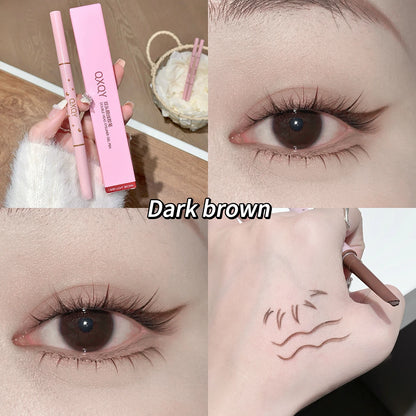 QXQY double head eyeliner gel pen Slippery double head design durable and not easy to smudge eyeliner gel pen