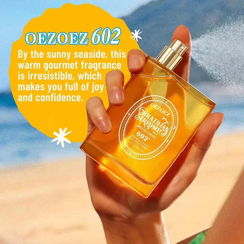 100ML Caramel Vanilla Perfume Women Eau De Parfum Irresistible Sun Gourmet Caramel Body Spray Perfume Lasting Pheromones