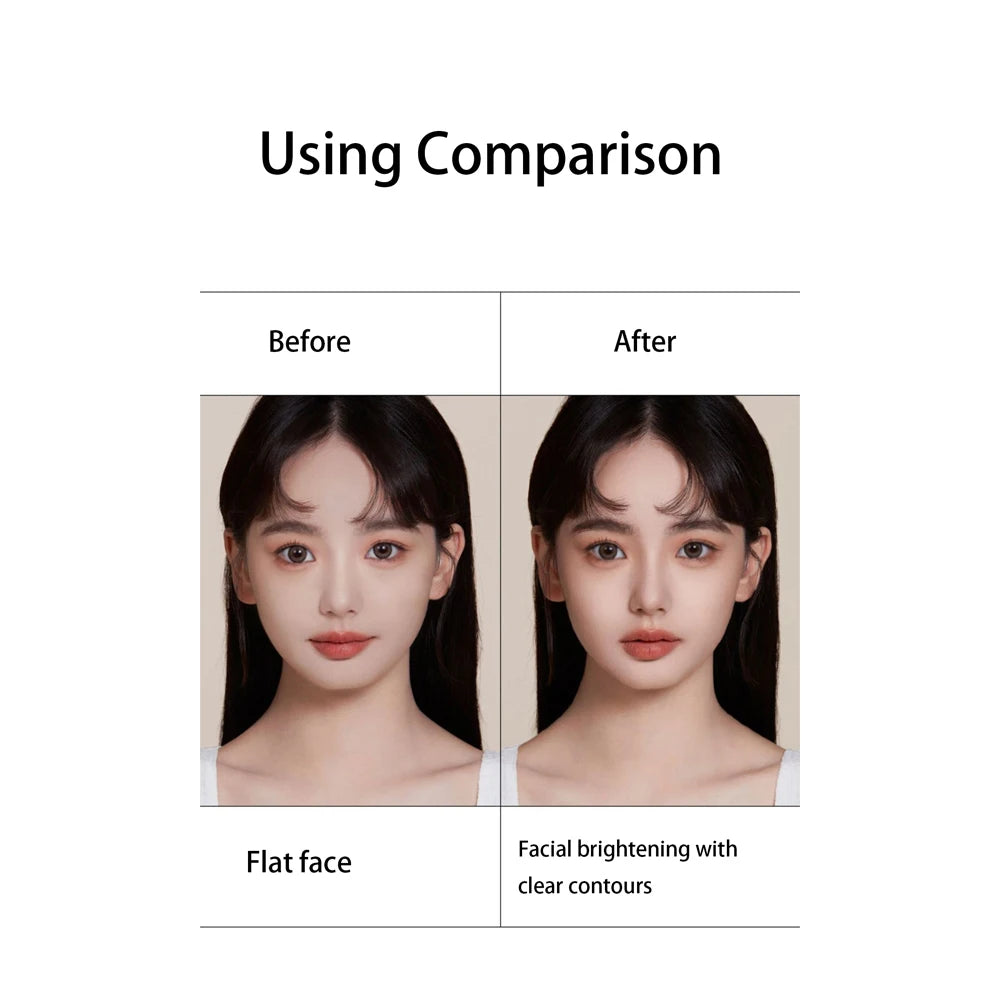 Foreverkey  Liquid Toner Nose Face Shadow Toner Highlighters Shadow Brightening Cosmetics Make Up Brush  Make UpFor Face