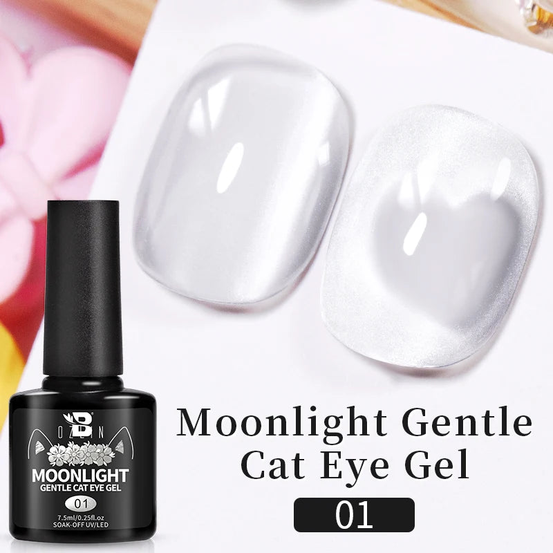 7.5ML Pink Blue Nail Gel Cat eye Semi Permanent Nail Art Soaking UV LED Nail Salon DIY Nail Salon Gel For Autumn And Winter