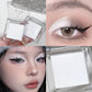 Matte Highlighter Powder in White-Natural 3D Brightening Eyeshadow Long-Lasting Eye Makeup Palette Brighten Face High Gloss