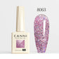 CANNI Gel Nail Polish Glitter Diamond Sparkle Color Collection Gorgeous Color HEMA FREE Soak Off UV LED Semi Permanent AurorGel