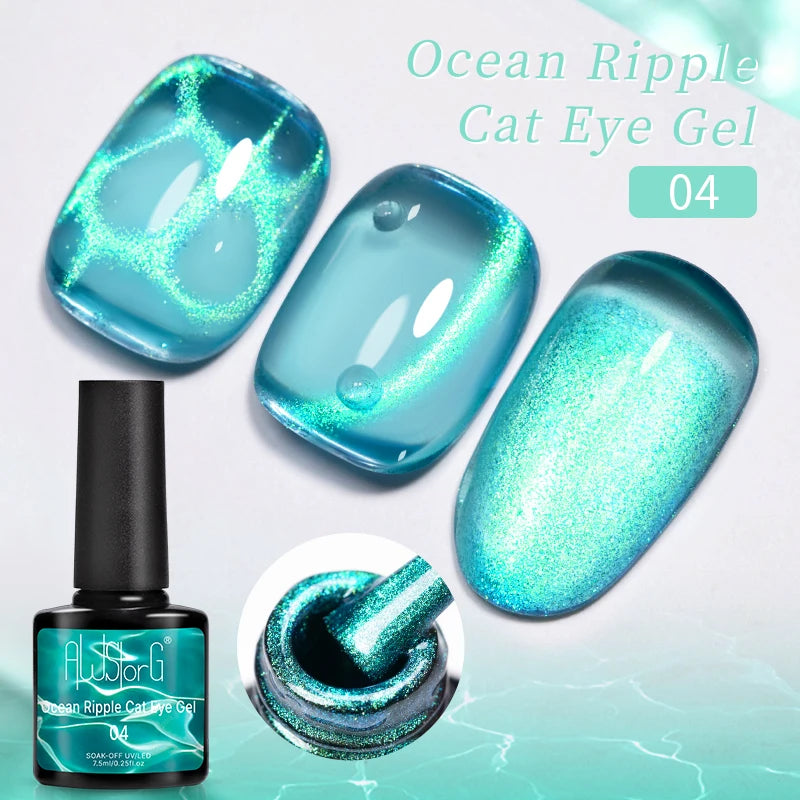 AWStorG 7.5ml Starlit Cat Magnetic Gel Nail Polish Must need Black Gel-Polaris Light Soak Off UV Gel Varnis Semi Permanent DIY