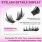 GROINNEYA DIY Lash Clusters Mixed Tray Manga Cluster Lashes DIY Spiky Lashes Extension Natural Volume Individual Lashes Makeup