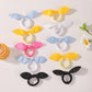 BABY BOWS 10Pcs/ Lot Kids Colorful Bow Hair Bands Ribbon Scrunchie for Kids Girls Elastic Hair Tie Head Rope Hair Accessories
