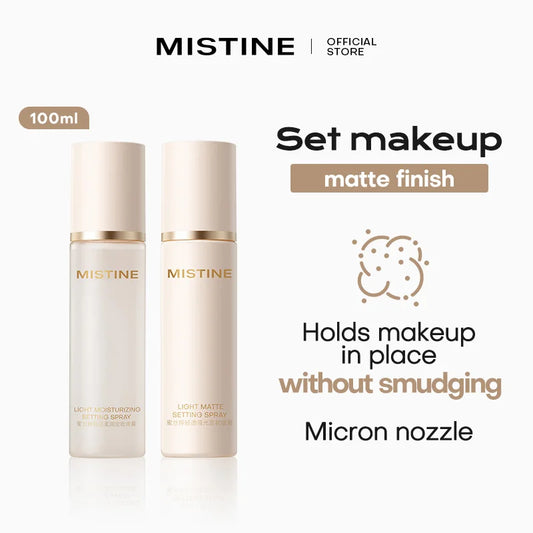 Mistine Makeup Setting Mist for Long Lasting Makeup effect Oil Control & Nourishing Matte Setting Spray 100ml 1 Pack