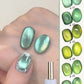 Mianel 12ml 1-21pcs Green Cat Magnetic Gel Nail Polish Spider Lily Varnish Soak Of UV Light Nails Nail Salon Christmas Nails