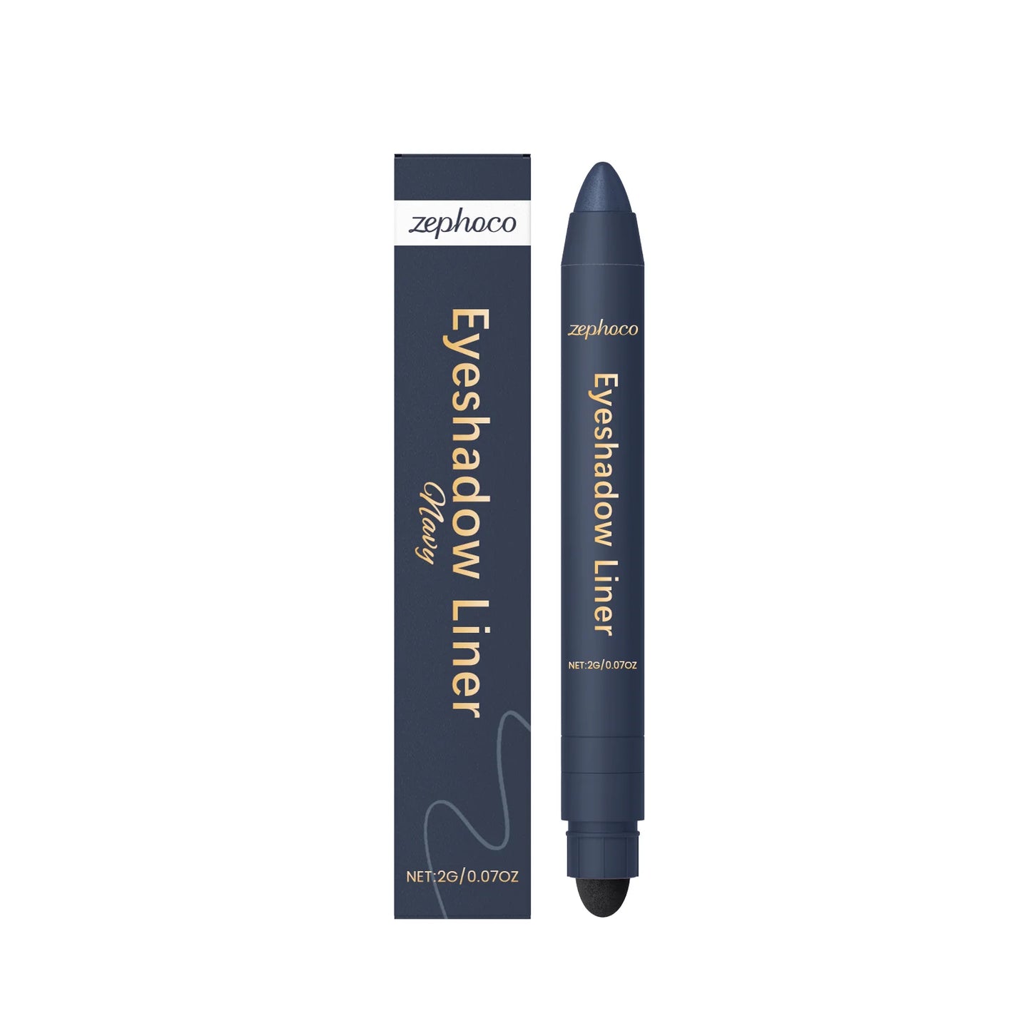 2in1 Eyeliner Pen Smudge Proof Waterproof Formula Long Lasting Wear Beginners Daily Makeup Smooth Application Eye Shadow Liner