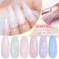 PUENTE Pearl Color Builder Nail Gel Polish Hema Free Shell Thread Glitter Nail Extension Semi-Permanent Construction Gel Varnish