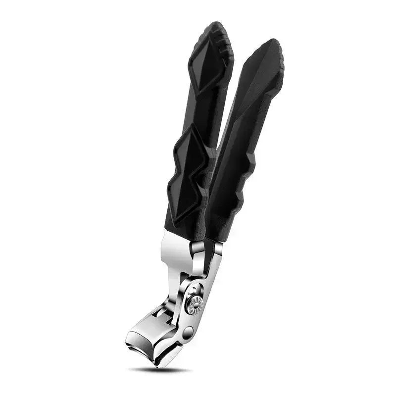 Curved Nail Scissors Stainless Steel Large Opening Toenail Scissors Elderly Angle Cutter Trimmer Manicure Nail Scissors