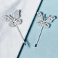 Fashion Bridal Barrettes Clear Crystal Women Hair Ornaments Hair Pins Women Hair Clips Bridal Hair Jewelry Accessories