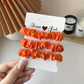 3Pcs/Set Smooth Silky Hair Scrunchies Women Ponytail Holders Rubber Bands Hair Ties Silk Satin Solid Color Small Intestine Ring